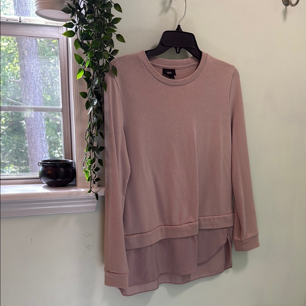 Women's Pink Long Sleeve Tunic